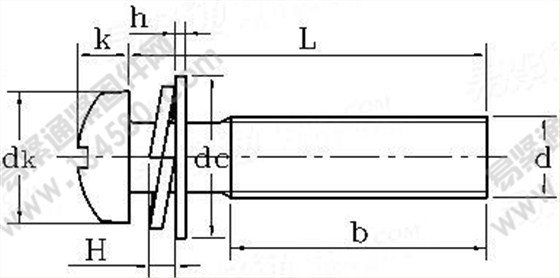 GB /T 9074.8-1988 十字槽小盤頭螺釘、平墊和彈墊組合執(zhí)行標準