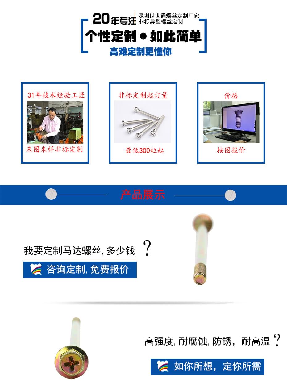 電機(jī)固定螺絲